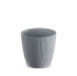 Горщик круглий Sandy P 29см Сірий