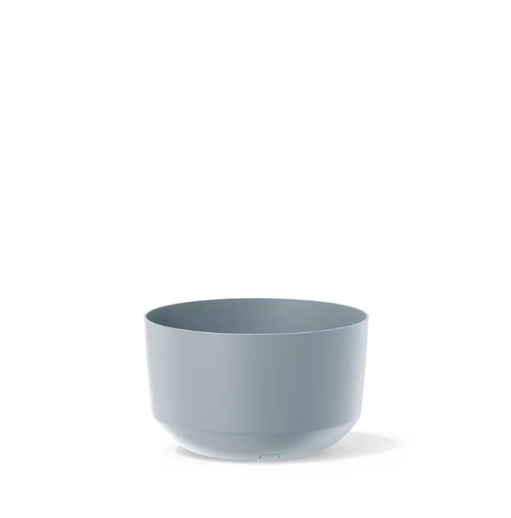 Горщик для квітів круглий GRACIA STANDART 40 см Світло-сірий