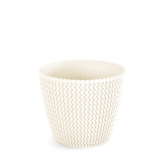 Горщик круглий Splofy 16см Крем