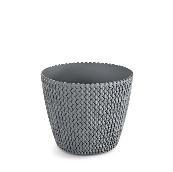 Горщик круглий Splofy 35см Сірий