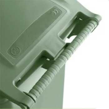 Мусорный бак Stefanplast Bidone carrellato 120 л с педалью Зеленый