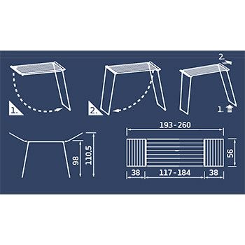 Напольная сушилка для белья Leifheit Classic Extendable 230 Solid