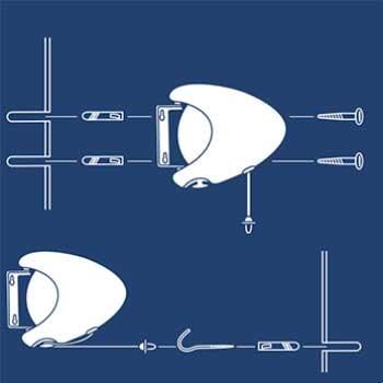 Настенная сушилка для белья Leifheit Rollfix 80 Single