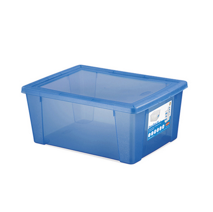 Ящик для зберігання з кришкою Stefanplast VISUALBOX 15л