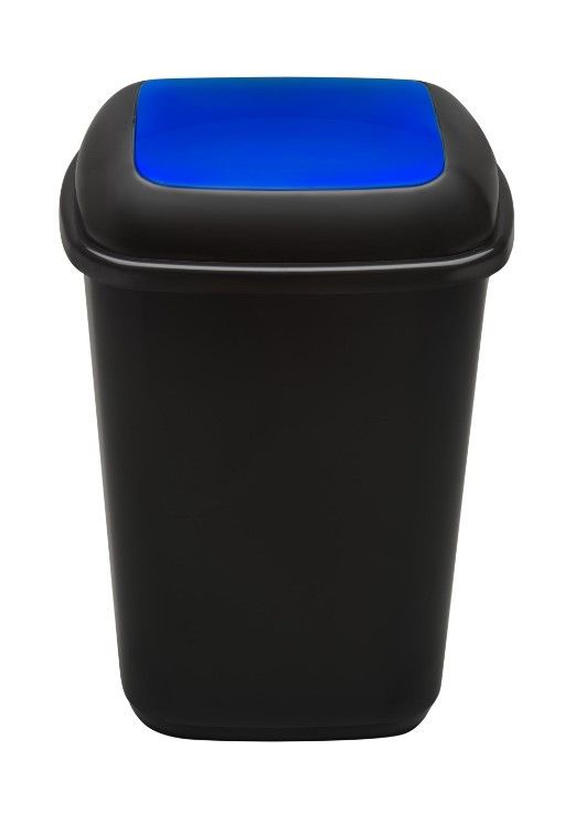 Мусорный бак для сортировки мусора QUATRO BIN  с плавающей крышкой 12 л Синий