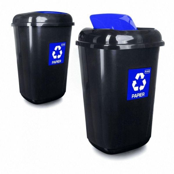 Сміттєвий бак для сортування сміття QUATRO BIN з кришкою, що плаває 12 л Салатовий