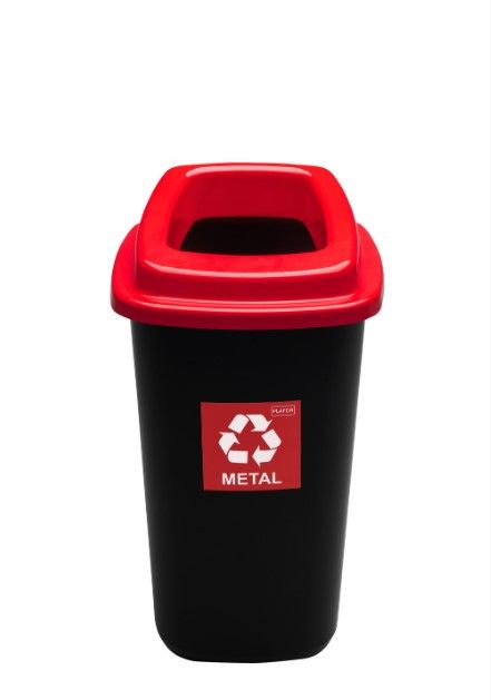 Мусорный бак для сортировки мусора SORT BIN 45л Красный