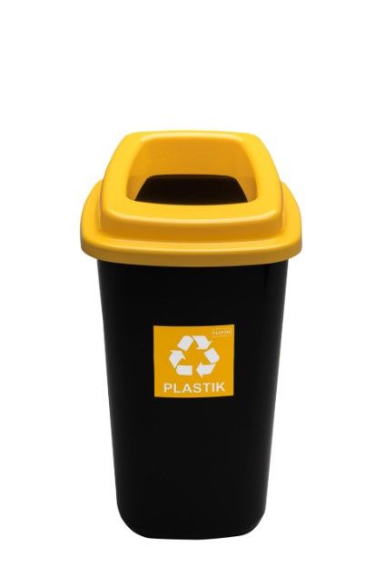 Мусорный бак для сортировки мусора SORT BIN 45л Желтый