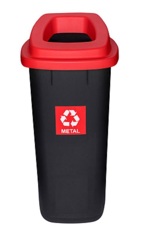 Мусорный бак для сортировки мусора SORT BIN 90л Красный