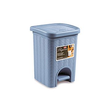 Мусорное ведро Stefanplast Elegance 6 л с педалью Синий