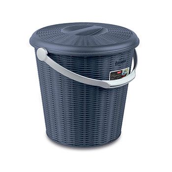 Мусорное ведро Stefanplast Elegance 10 л с крышкой Темно-синий