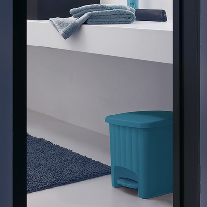 Ведро для мусора с педалью Stefanplast PEDALINA 4.5л Синий