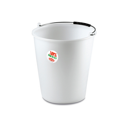 Ведро с ручкой Stefanplast 12л Белый
