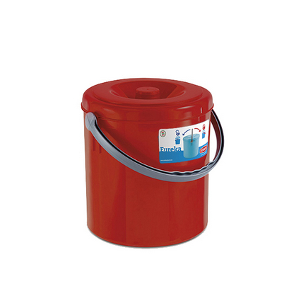 Ведро с крышкой Stefanplast EUREKA 25л Красный