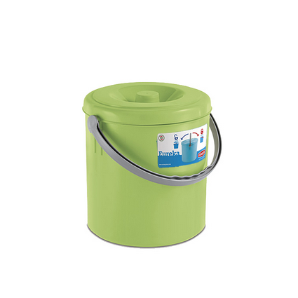 Ведро с крышкой Stefanplast EUREKA 25л Зеленый