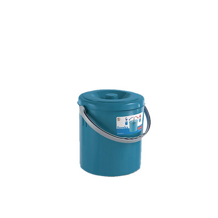 Ведро с крышкой Stefanplast EUREKA 10л Синий