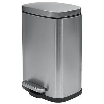 Ведро для мусора с педалью Spirella AKIRA Серебро