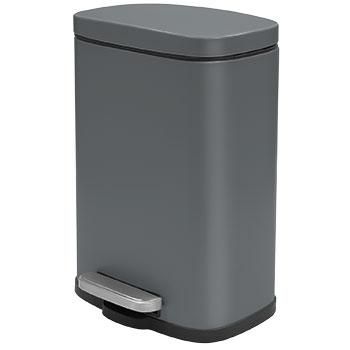 Ведро для мусора с педалью Spirella AKIRA Темно-серый