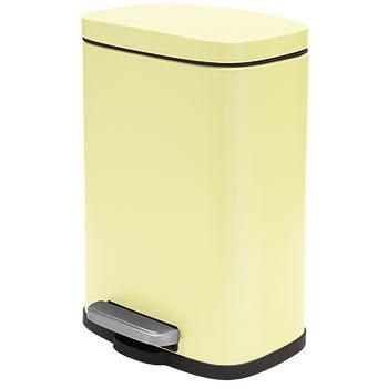 Ведро для мусора с педалью Spirella AKIRA Желтый