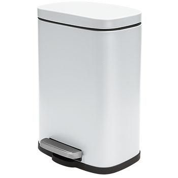 Ведро для мусора с педалью Spirella AKIRA Белый