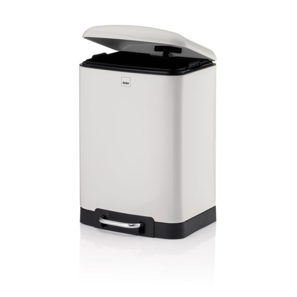 Ведро с педалью Kela Davino 12л Белый