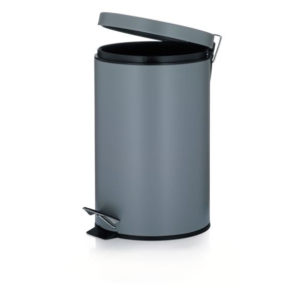 Ведро с педалью Kela Leandro 12л Серый