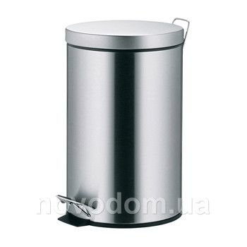 Ведро с педалью Kela Leandro 12л Серебристый