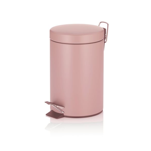 Ведро для мусора с педалью Kela Monaco 3л Розовая пудра