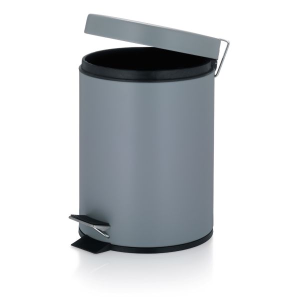 Ведро для мусора с педалью Kela Sten 5л Светло-серый