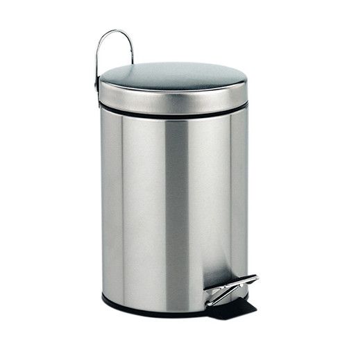 Ведро для мусора с педалью Kela Sten 5л Серебристый