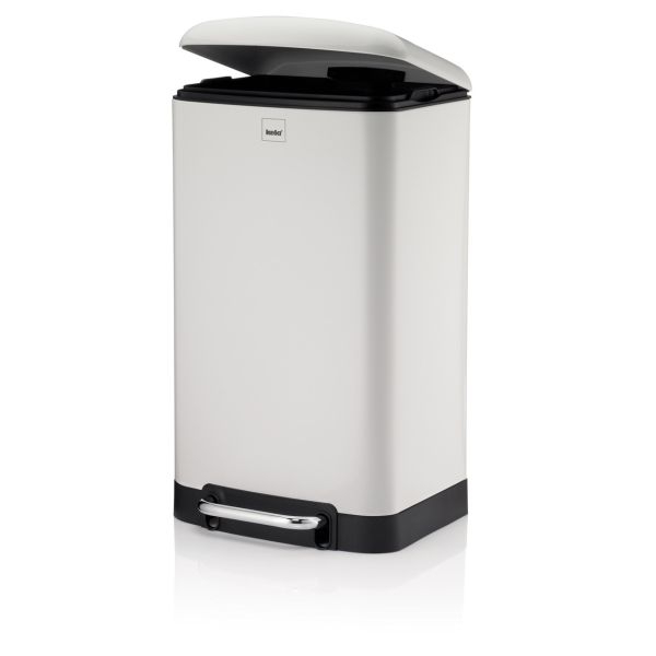 Ведро с педалью Kela Davino 30л Белый