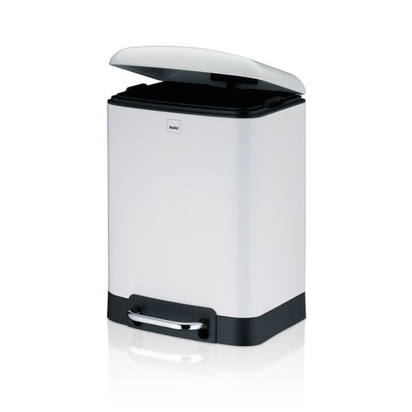 Ведро с педалью Kela Davino 6л Белый