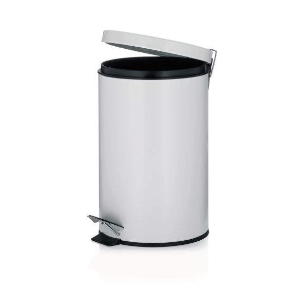 Ведро с педалью Kela Cornell, 12л Белый