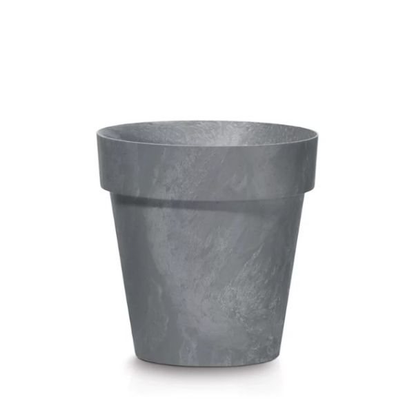 Горщик для квітів Prosperplast Cube Beton Effect 30 см Маренго мармуровий