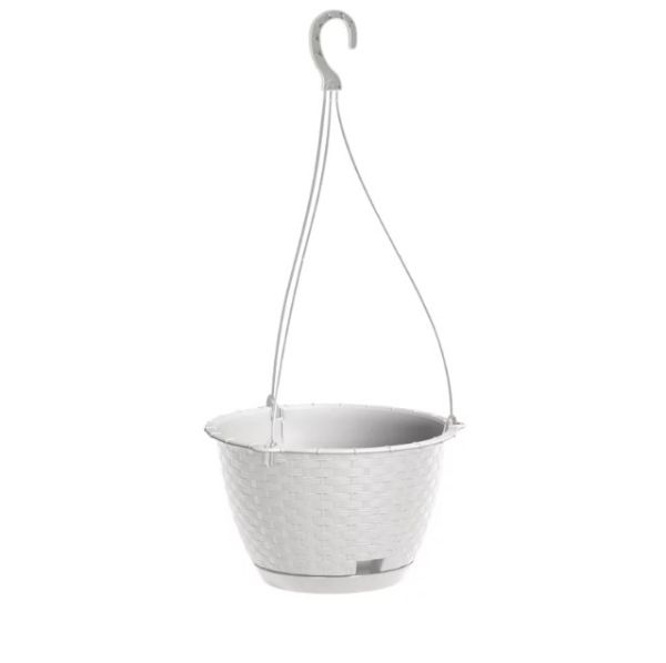 Горшок круглый подвесной Ratolla Round W 24см Белый