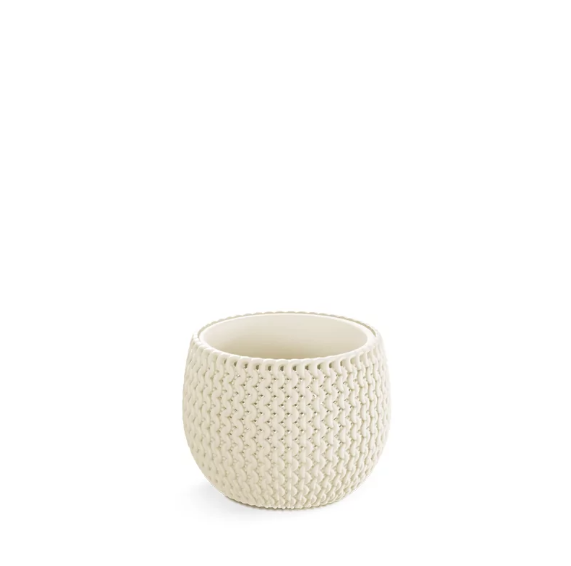 Горщик круглий Prosperplast Splofy Bowl 18 см Крем