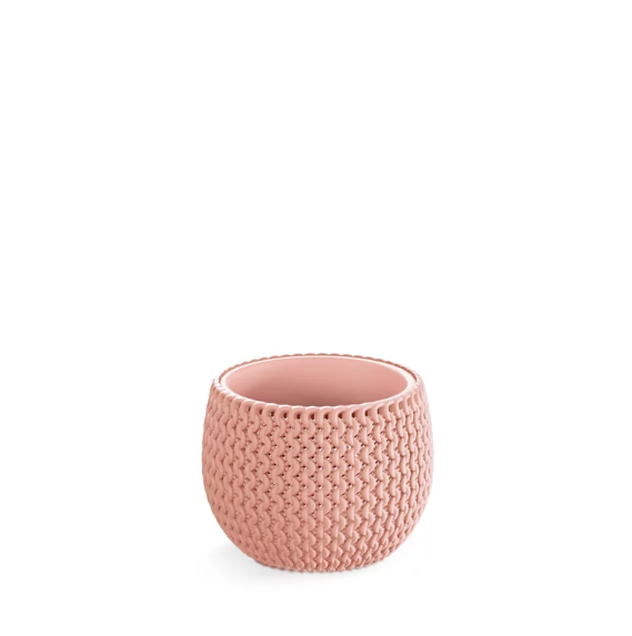 Горщик круглий Prosperplast Splofy Bowl 18 см Персиковий