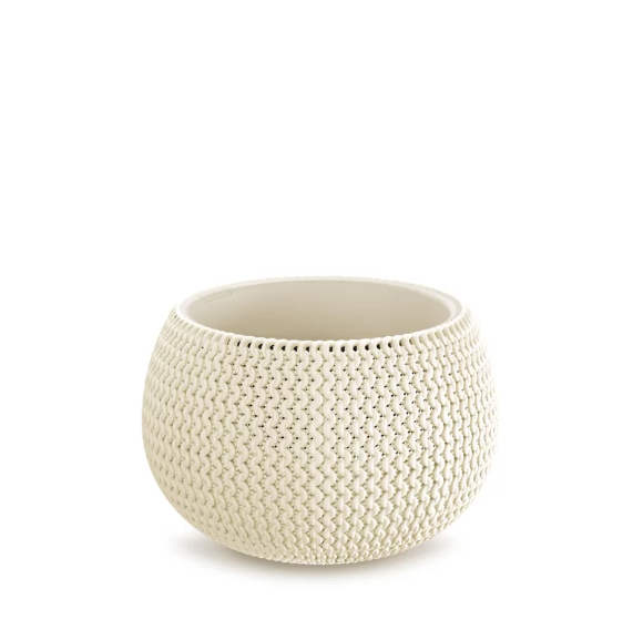 Горщик круглий Prosperplast Splofy Bowl 24 см Крем