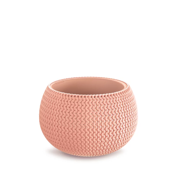 Горщик круглий Prosperplast Splofy Bowl 24 см Персиковий