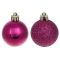 Набор пластиковых новогодних шаров 12 шт. D-4 см. 12436
