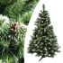 Искусственная елка с шишками КАРПАТСКАЯ с белыми кончиками 250 см