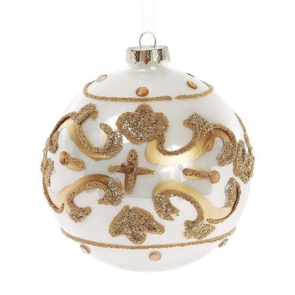 Набор стеклянных шариков 10 см. 4 шт. 12949