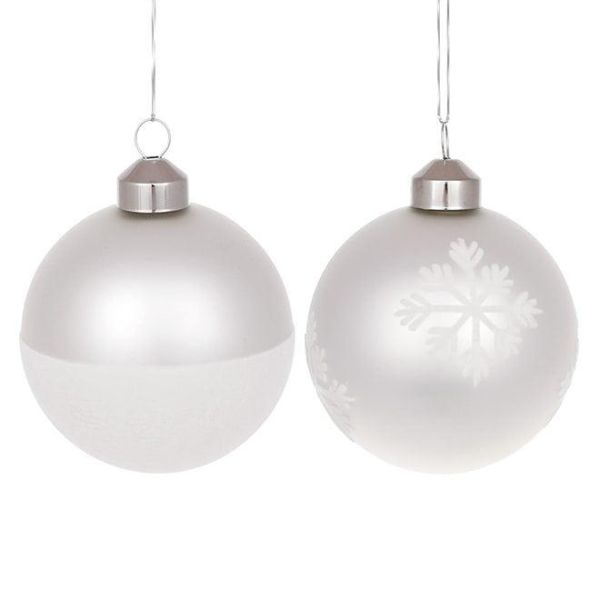 Набор стеклянных шариков 8 см. 12 шт. 12946