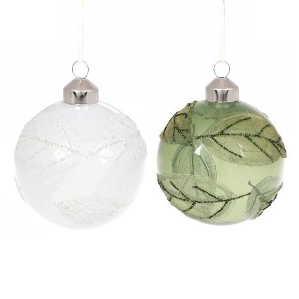 Набор стеклянных шариков 8 см. 12 шт. 12935