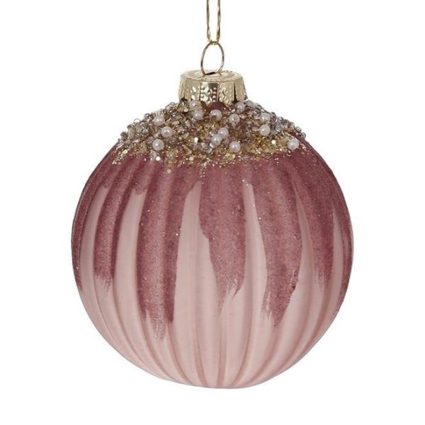 Набор стеклянных шариков 8 см. 6 шт. 12908