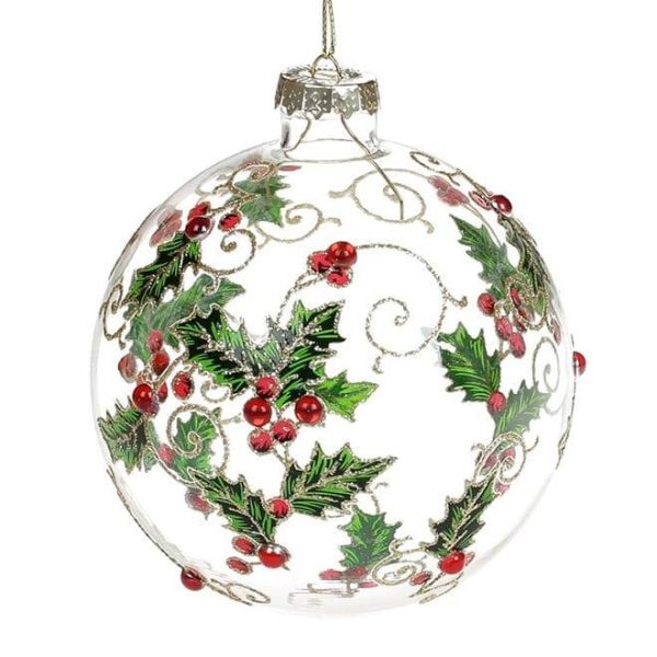 Набор стеклянных шариков 10 см. 4 шт. 12897