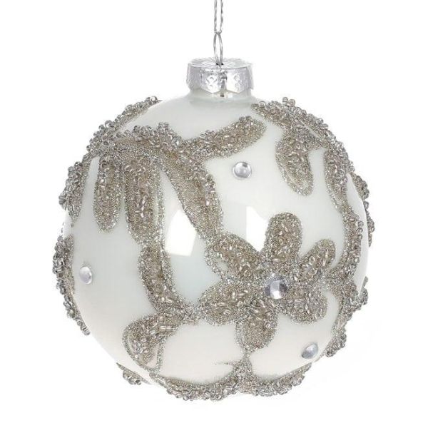 Набор стеклянных шариков 10 см. 4 шт. 12894