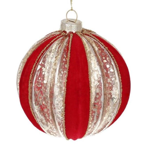 Набор стеклянных шариков 10 см. 4 шт. 12596