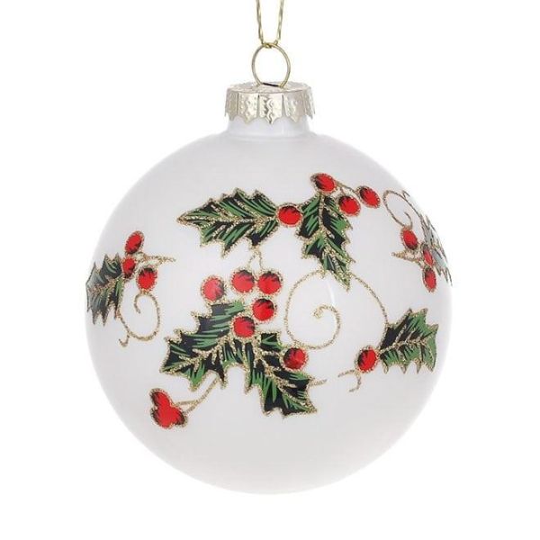 Набор стеклянных шариков 8 см. 6 шт. 12594