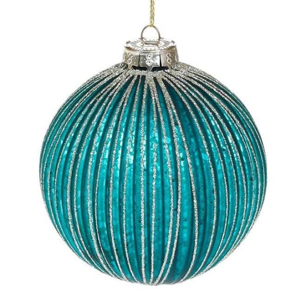 Набор стеклянных шариков 10 см. 4 шт. 12590